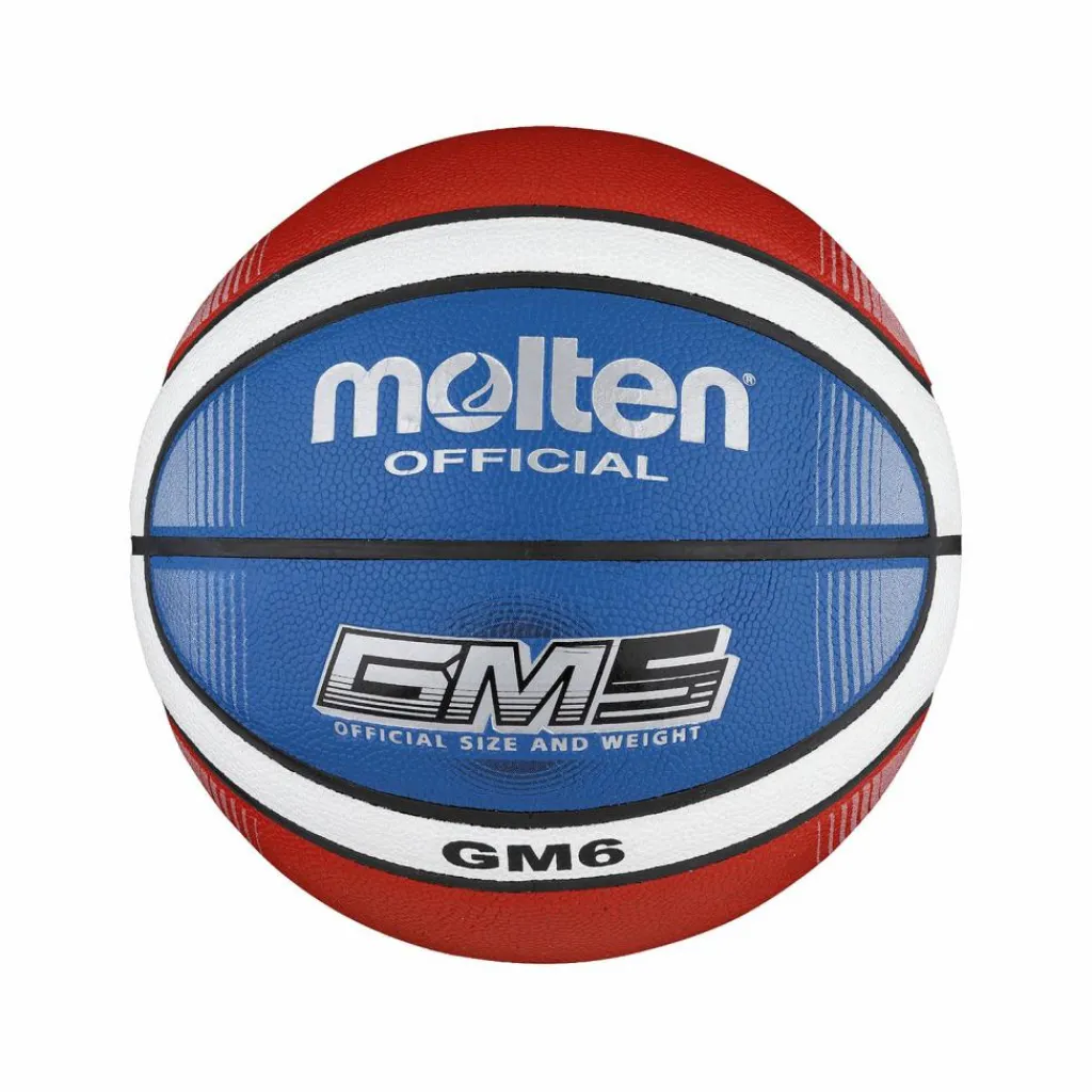 MOLTEN Bälle<· Bgmx6-C Basketball Spielball Damen blaurotweiss