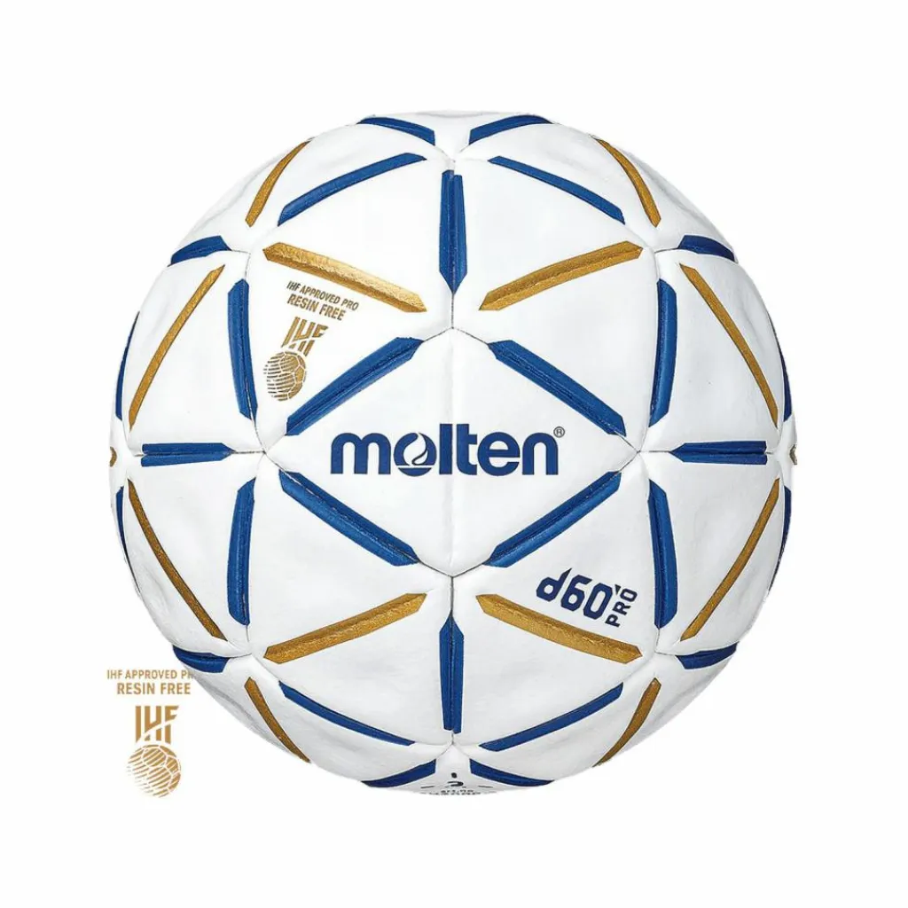 MOLTEN Bälle<· d60 Pro Handball Spielball weissblaugold