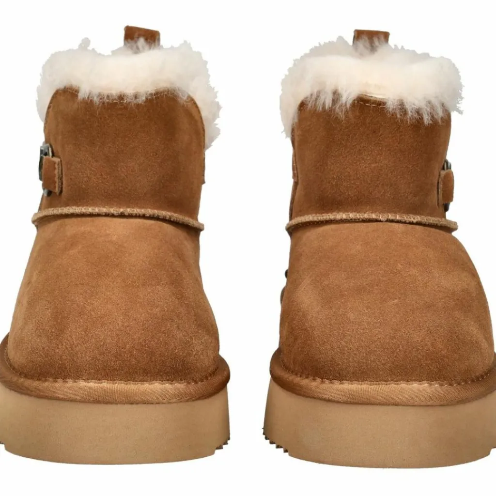 Mustang Boots & Stiefel<· Stiefelette Cognac