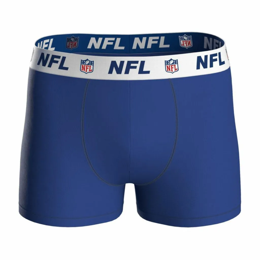 NFL Unterwäsche<· Boxershort Dunkelblau/Rot/Schwarz