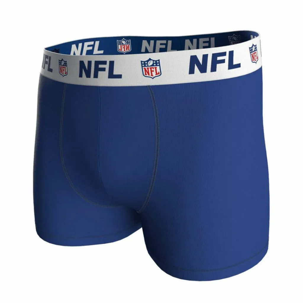 NFL Unterwäsche<· Boxershort Blau/Grau/Schwarz
