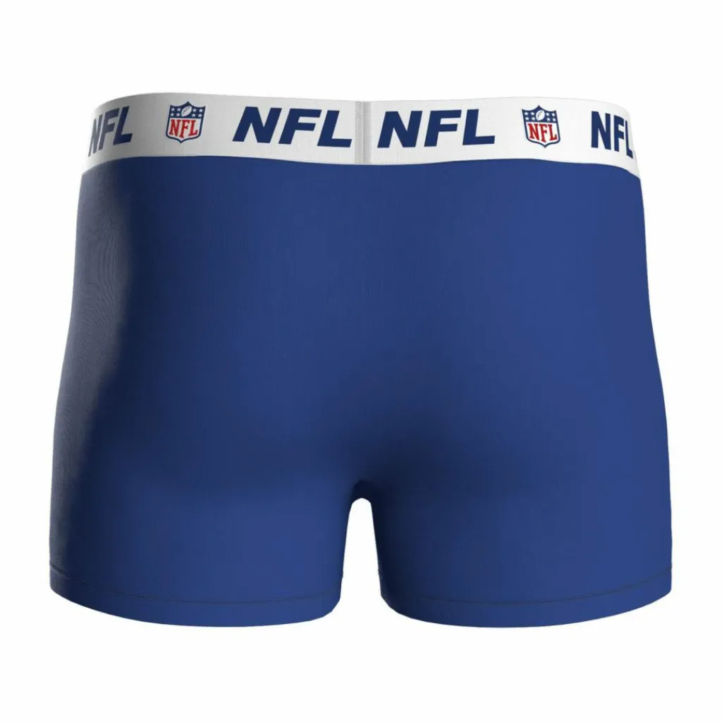 NFL Unterwäsche<· Boxershort Blau/Grau/Schwarz