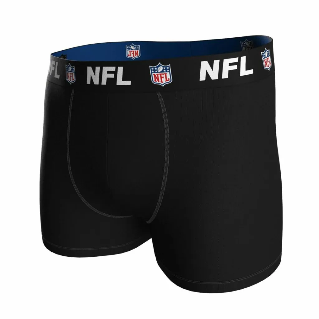 NFL Unterwäsche<· Boxershort Blau/Grau/Schwarz