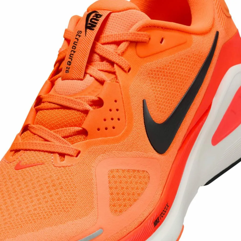 Nike Laufen|Laufen<· AIR STRUCTURE 26 total orange-black-total crimson-chalk