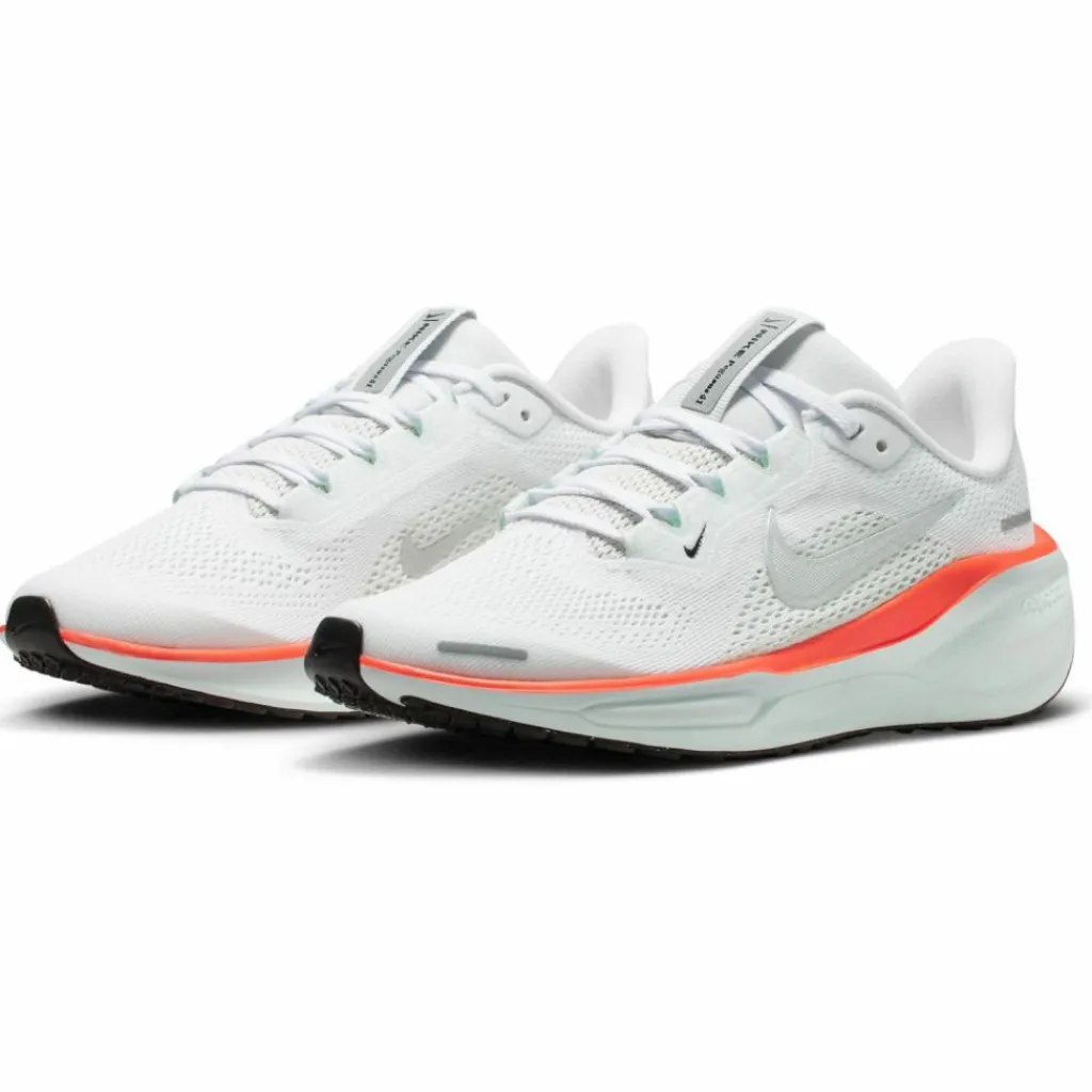 Nike Laufen|Laufschuhe<· AIR ZOOM PEGASUS 41 GS white-metallic silver-barely green