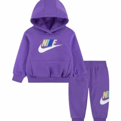 Nike Trainingsanzüge<· BABY CLUB FLEECE SET black raspberry
