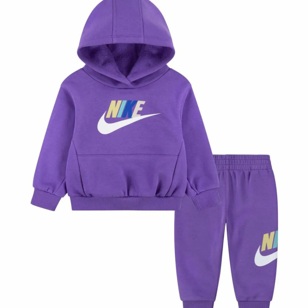 Nike Trainingsanzüge<· BABY CLUB FLEECE SET black raspberry