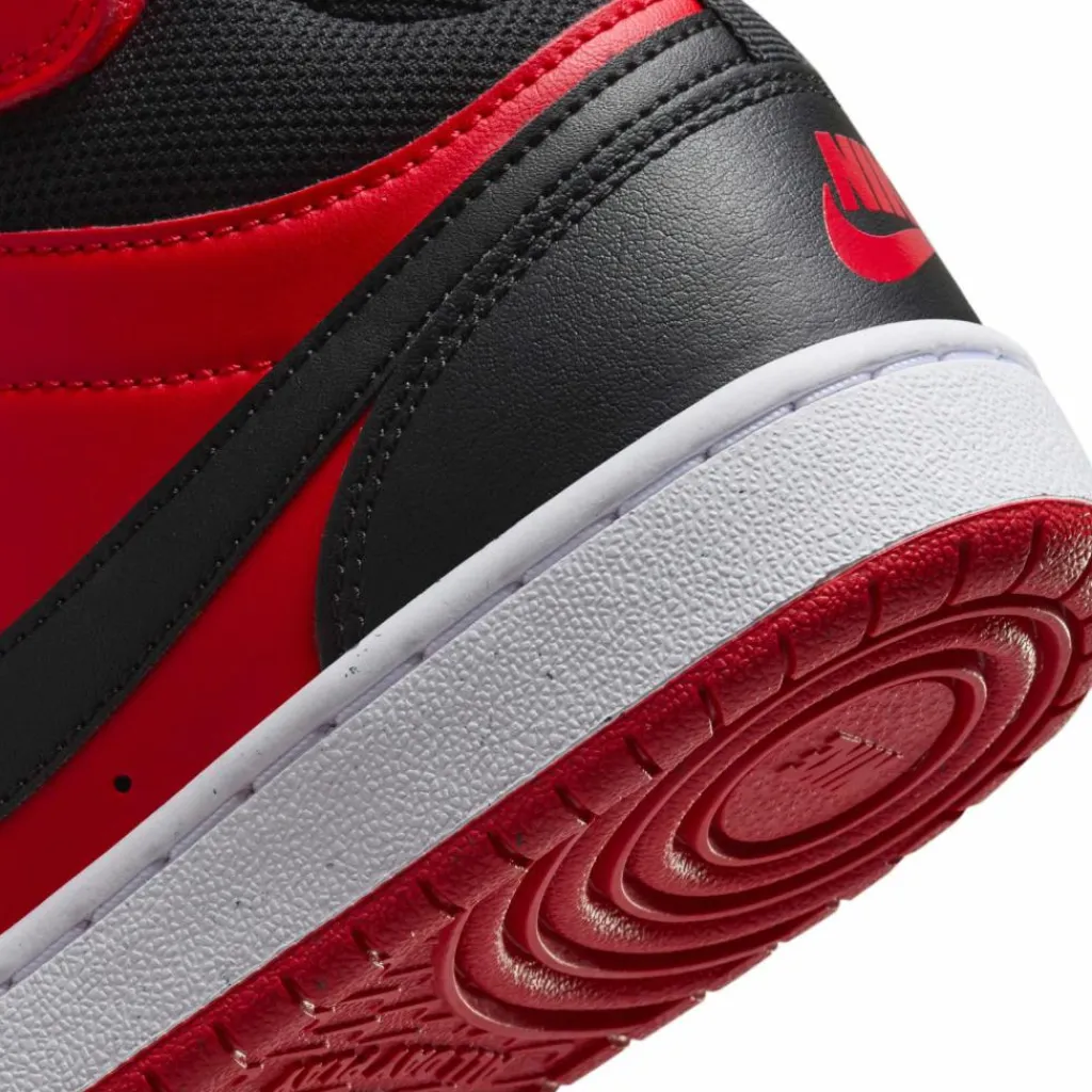 Nike Sneaker<· Court Borough university red-black-white