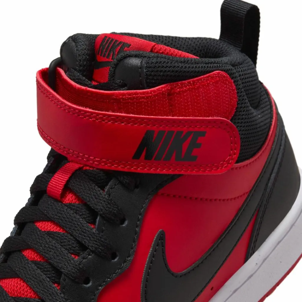 Nike Sneaker<· Court Borough university red-black-white