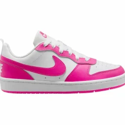 Nike Sneaker<· COURT BOROUGH GS white-laser fuchsia