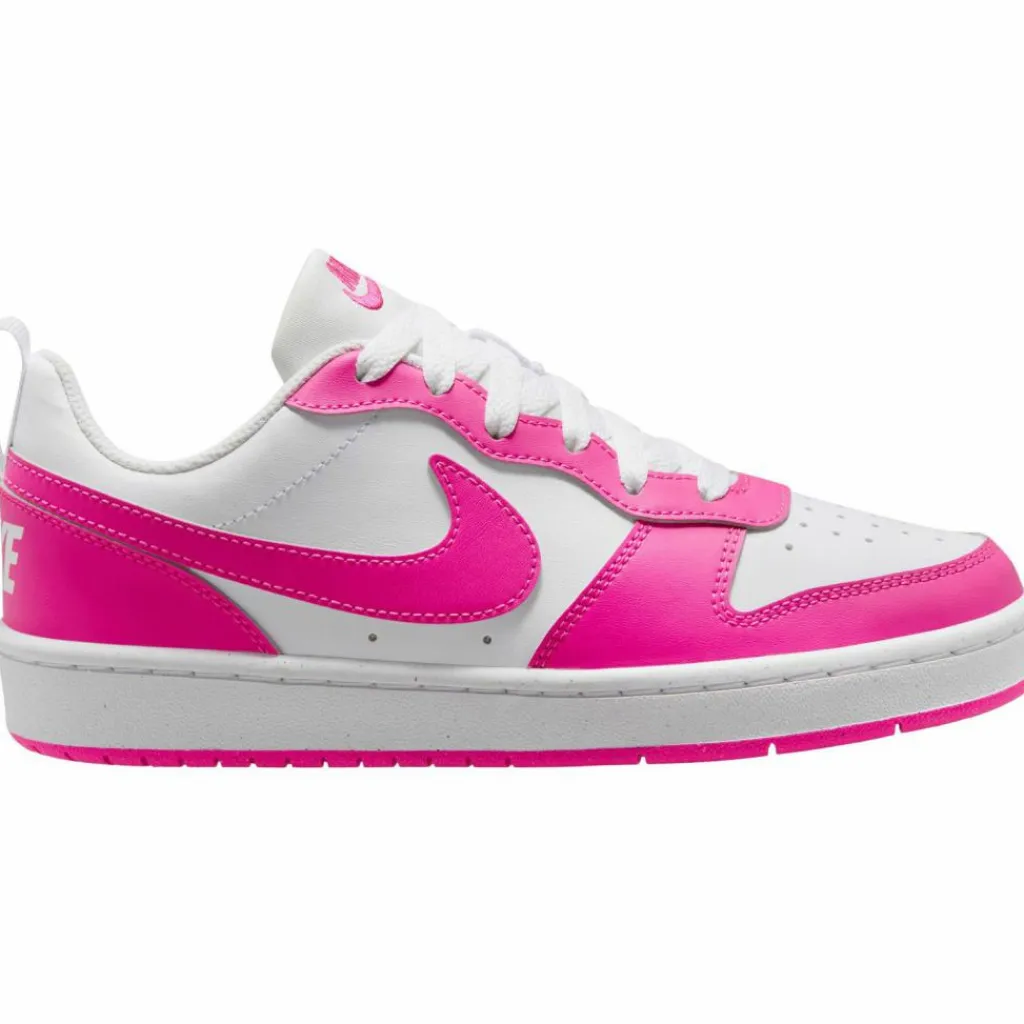 Nike Sneaker<· COURT BOROUGH GS white-laser fuchsia