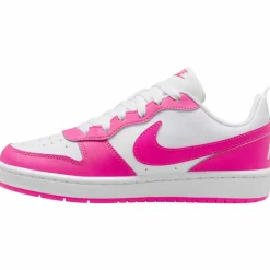 Nike Sneaker<· COURT BOROUGH GS white-laser fuchsia