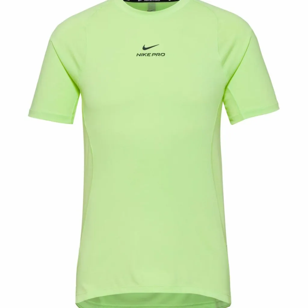 Nike Shirts<· DF lt liquid lime-black