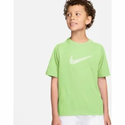 Nike Training|Shirts<· DRI-FIT MULTI HBR lt liquid lime-white