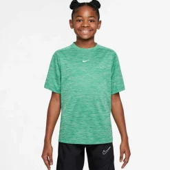 Nike Training|Shirts<· DRI-FIT MULTI LBR HTHR stadium green-pure-white