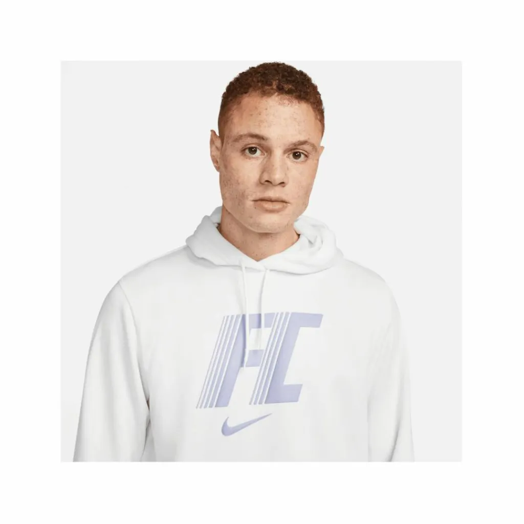 Nike Pullover & Sweats<· F.C. Fleece Hoody Weiß weiss