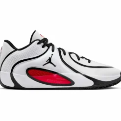 Nike Basketball|Basketball<· JORDAN TATUM 4 white-university red-black