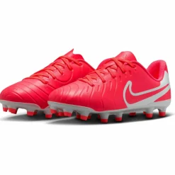 Nike Fußball|Fußball<· Jr. Tiempo Legend 10 Club MG hot lava-white