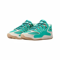 Nike Hallenschuhe<· KD18 Rise Weiß tuerkisblau