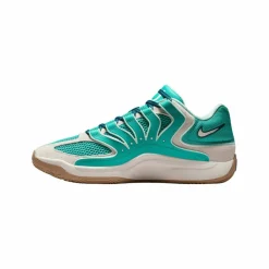 Nike Hallenschuhe<· KD18 Rise Weiß tuerkisblau