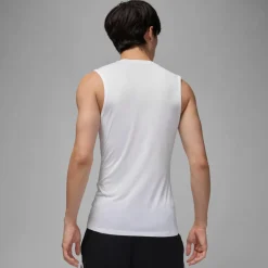 Nike Basketball|Basketball<· M J DF SPRT SL COMP TOP white-black