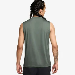 Nike Basketball|Basketball<· M J DF SPT ESS SLVS TOP vintage lichen