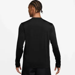 Nike Shirts|Basketball<· M J DF SPT ESS LS TOP black