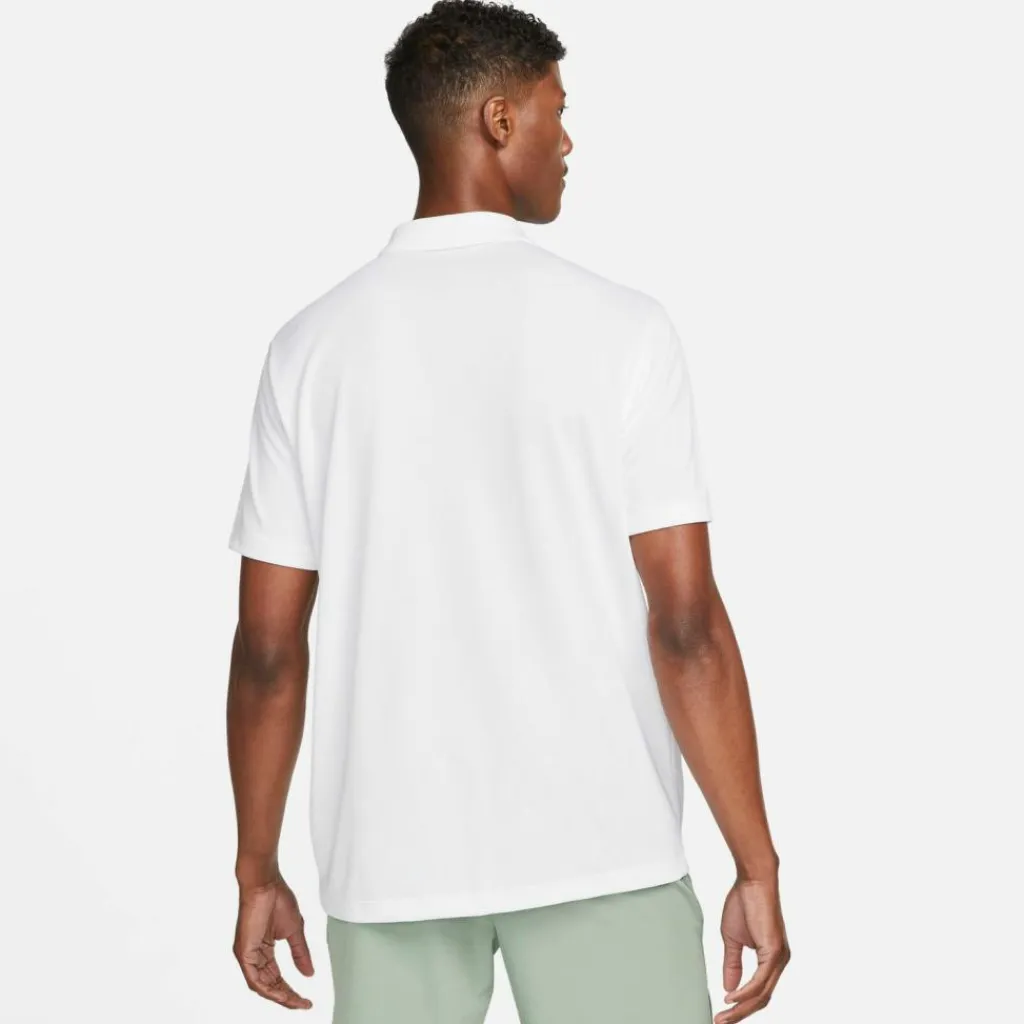 Nike Tennis|Tennis<· M NKCT DF POLO SOLID white-black