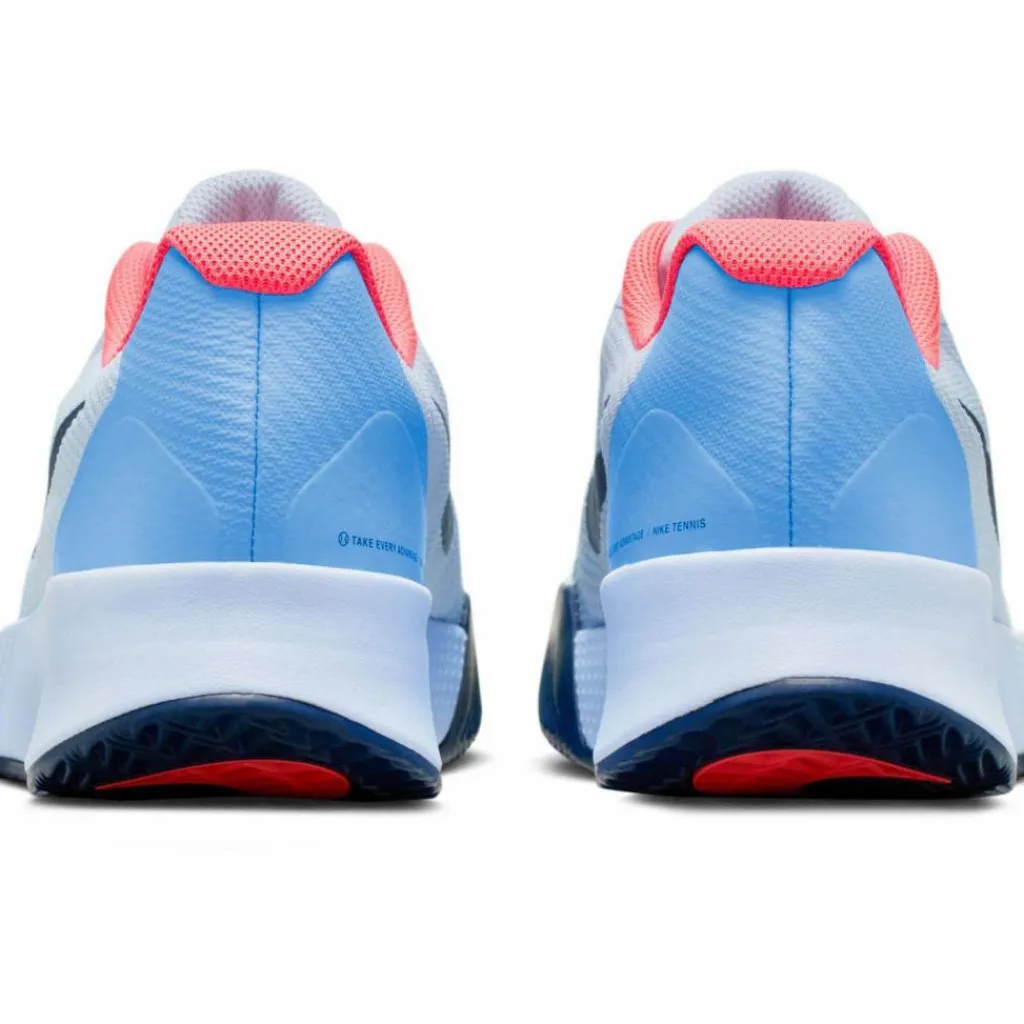 Nike Tennis<· M VAPOR LITE 3 CLY hydrogen blue-midnight navy-hot lav
