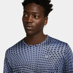 Nike Shirts<· Miler world indigo-reflective silv