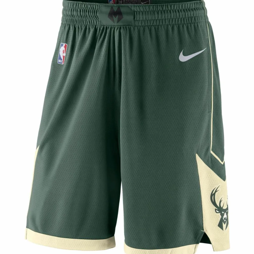 Nike Basketball|Basketball<· MILWAUKEE BUCKS fir-flat opal-white