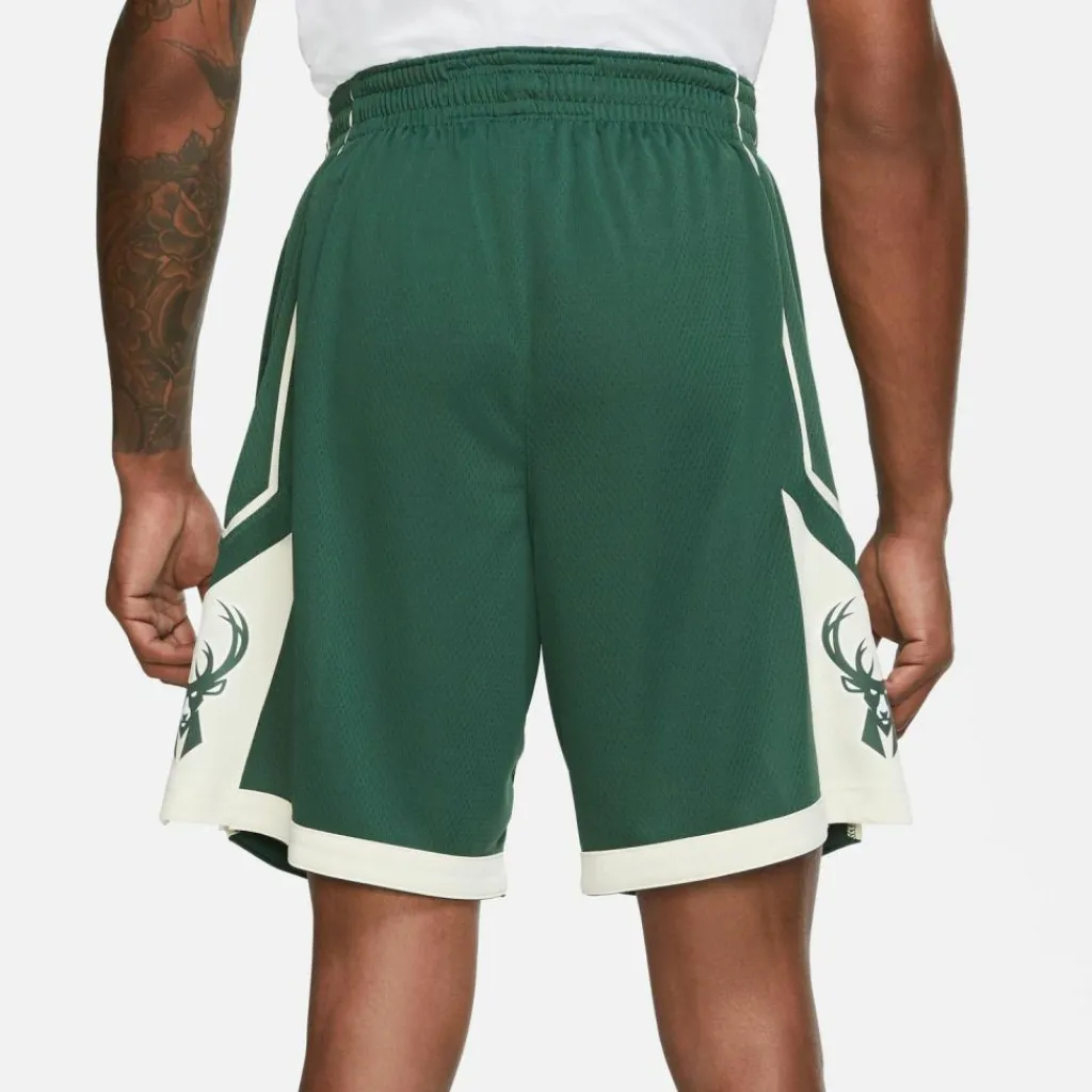 Nike Basketball|Basketball<· MILWAUKEE BUCKS fir-flat opal-white