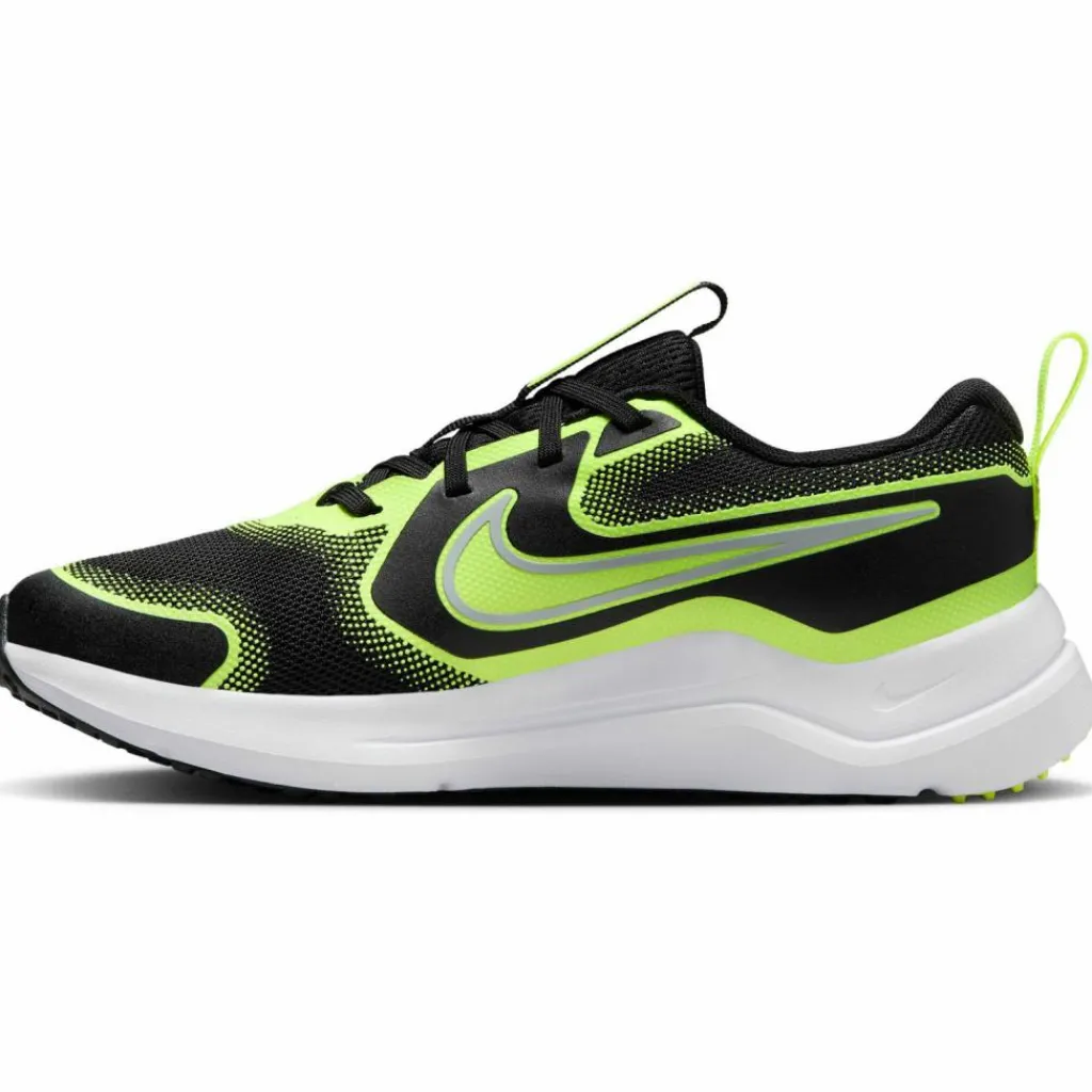 Nike Laufschuhe|Laufen<· COSMIC RUNNER GS black-wolf grey-volt