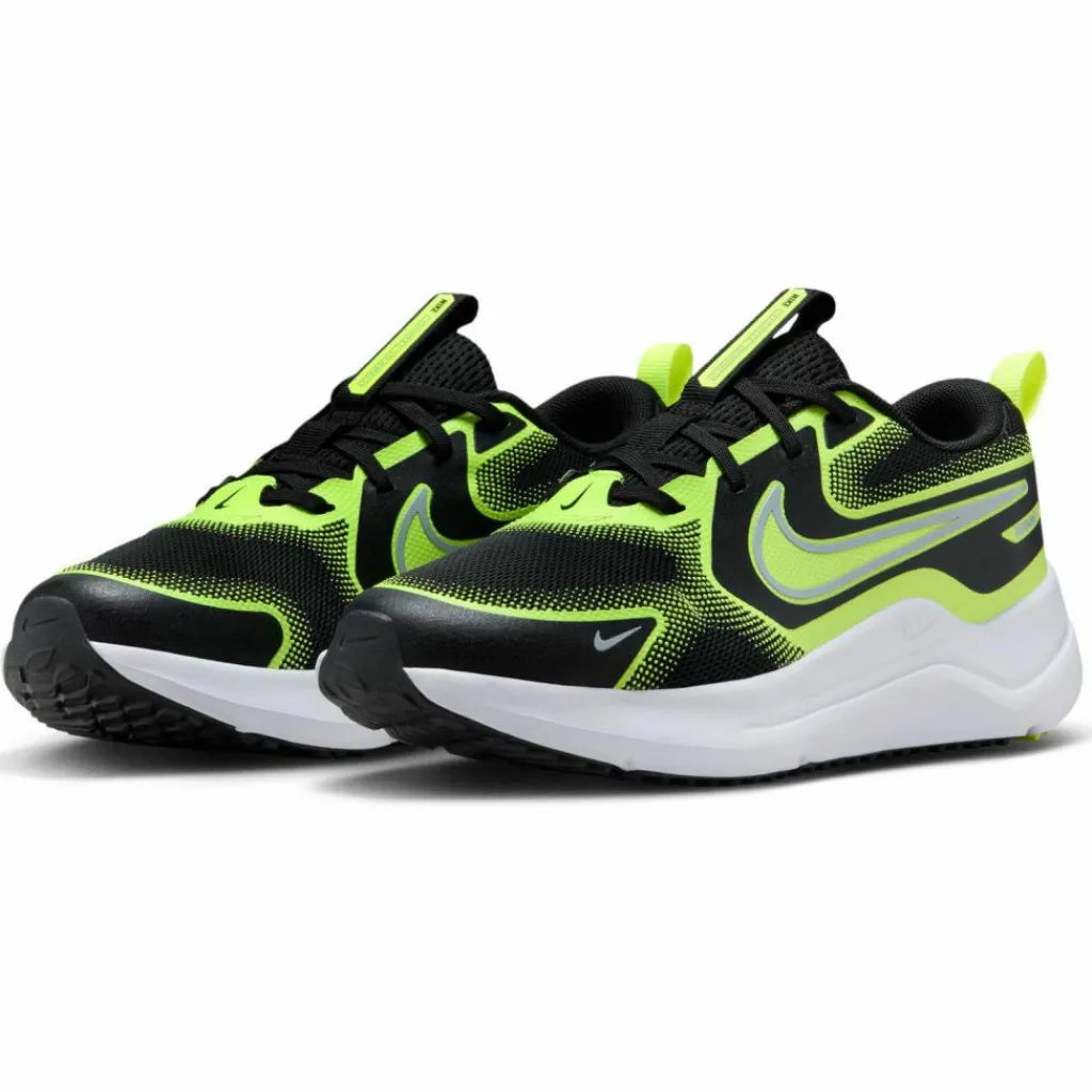 Nike Laufschuhe|Laufen<· COSMIC RUNNER GS black-wolf grey-volt