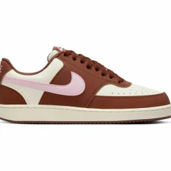 Nike Streetwear|Sneaker<· COURT VISION soft pearl-pink foam-fauna brown