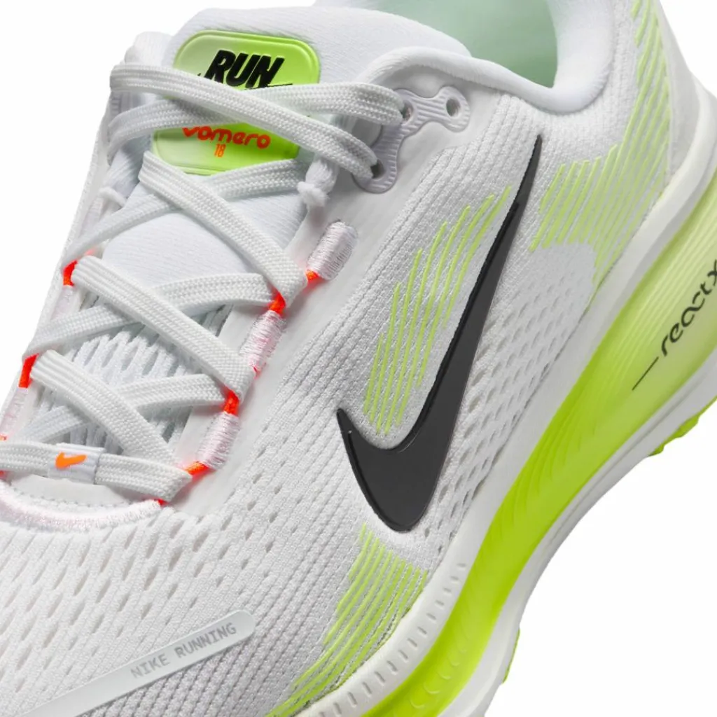 Nike Laufen|Laufschuhe<· VOMERO 18 GS white-black-volt-barely volt