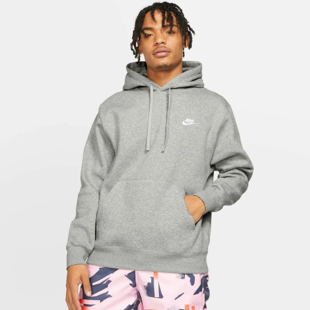 Nike Training|Pullover & Sweats<· NSW Club dk grey heather-matte silver-white