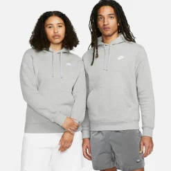 Nike Training|Pullover & Sweats<· NSW Club dk grey heather-matte silver-white