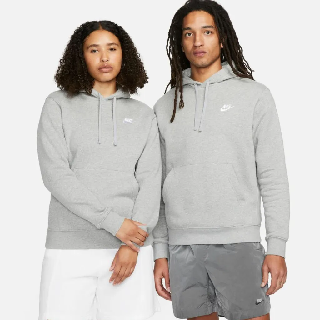 Nike Training|Pullover & Sweats<· NSW Club dk grey heather-matte silver-white