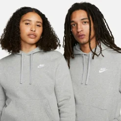 Nike Training|Pullover & Sweats<· NSW Club dk grey heather-matte silver-white