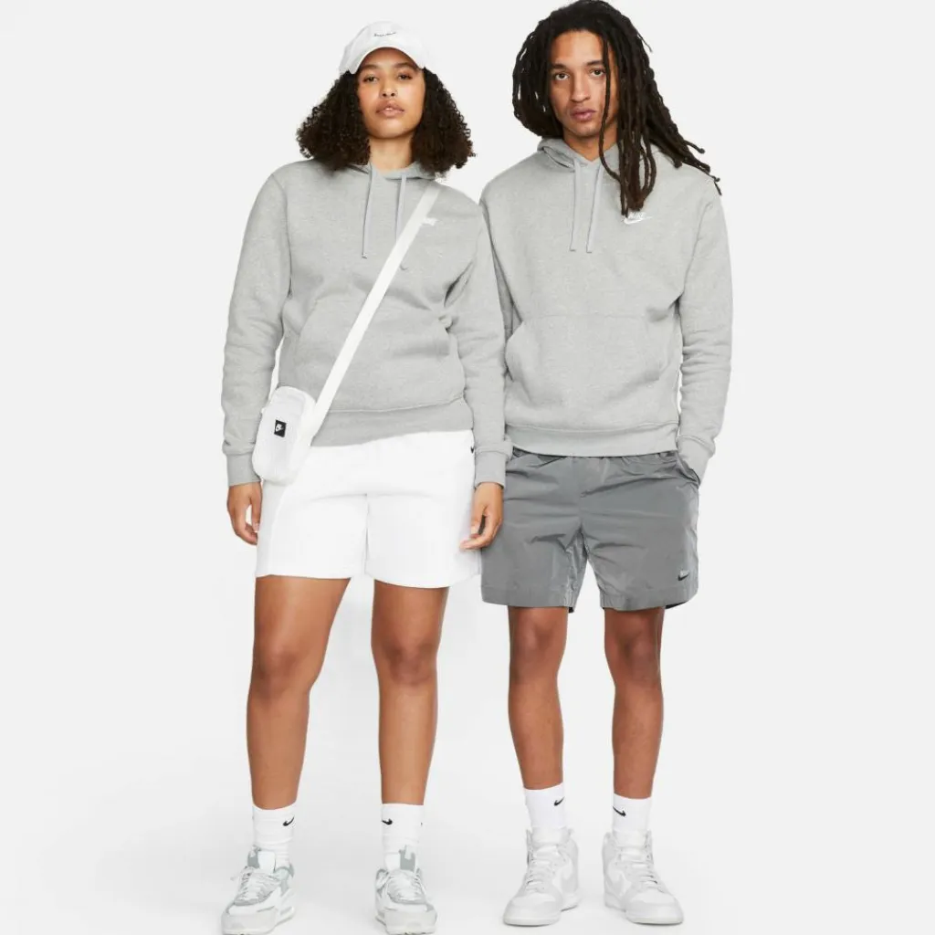 Nike Training|Pullover & Sweats<· NSW Club dk grey heather-matte silver-white