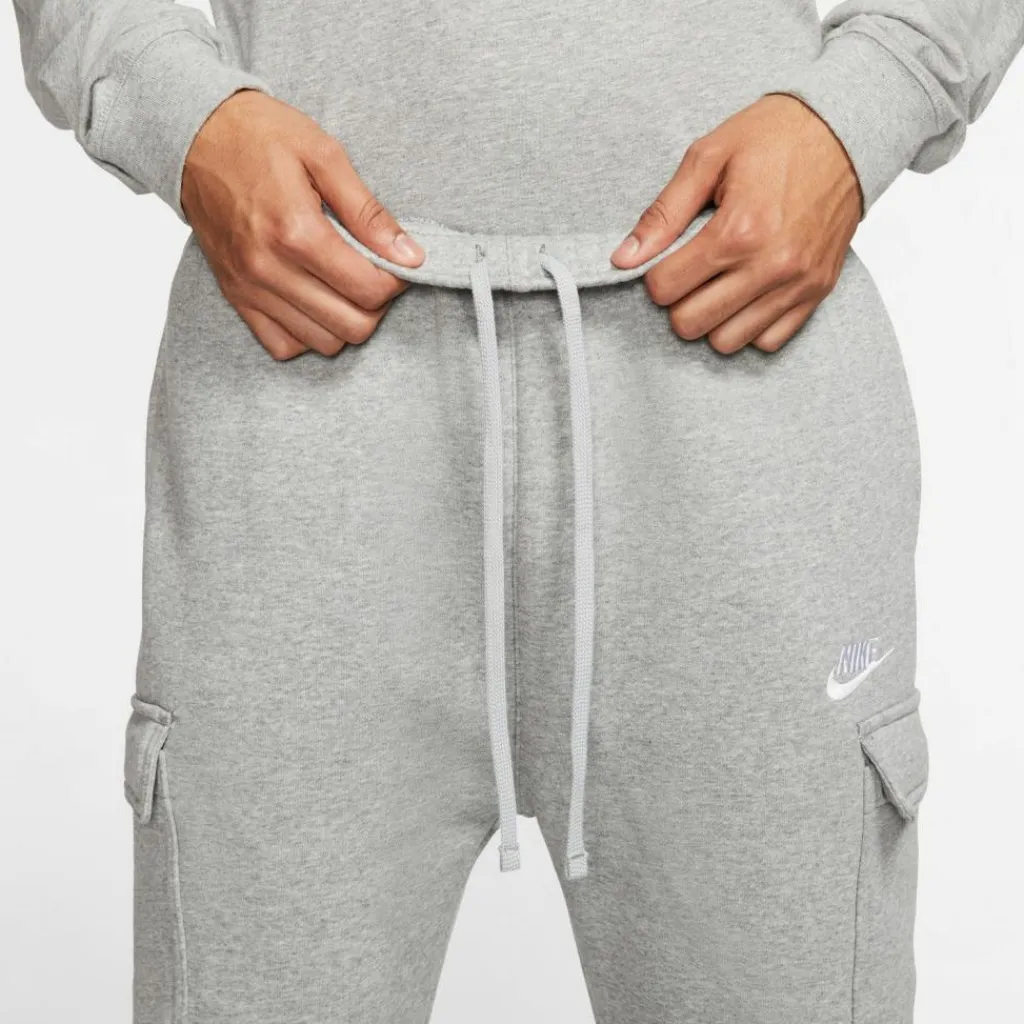 Nike Loungewear<· NSW Club dk grey heather-matte silver-white