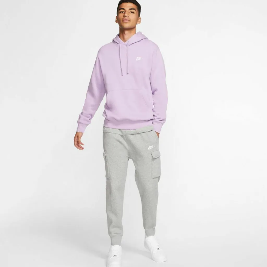 Nike Loungewear<· NSW Club dk grey heather-matte silver-white