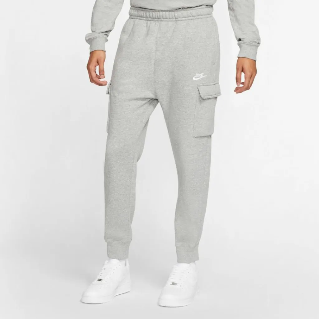 Nike Loungewear<· NSW Club dk grey heather-matte silver-white