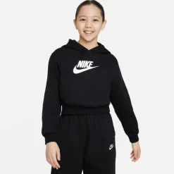 Nike Pullover & Sweats<· NSW CLUB FLEECE CROP black-white