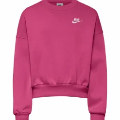 Nike Pullover & Sweats<· NSW CLUB FLEECE sweet beet-sweet beet-white