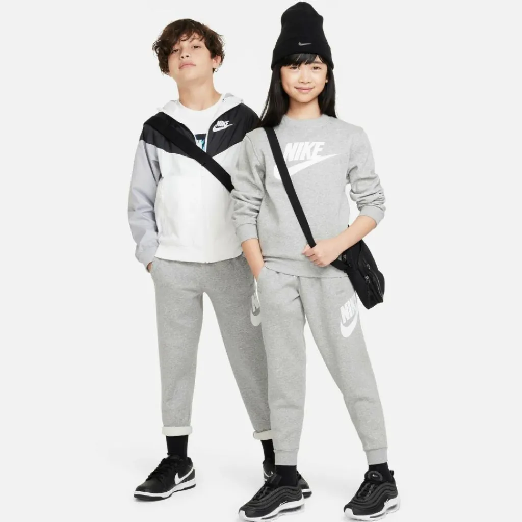 Nike Hosen<· NSW CLUB FLEECE dk grey heather-base grey-white