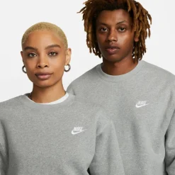 Nike Training|Pullover & Sweats<· NSW Club Fleece dark grey heather-white