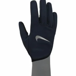 Nike Laufhandschuhe<· PACER MIDWEIGHT RG black-smoke grey-silver