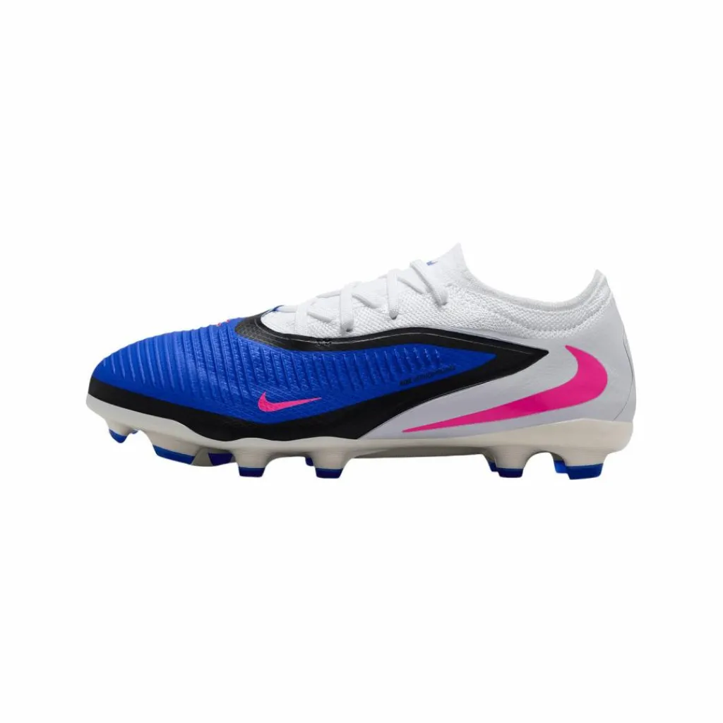 Nike Fußballschuhe<· Phantom 6 Low Pro FG/MG Attack Kids blaurosa